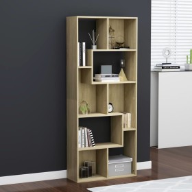 Regal aus Sonoma-Eichensperrholz, 67 x 24 x 161 cm von vidaXL, Bücherregale und Regale - Ref: Foro24-801880, Preis: 63,67 €, ...