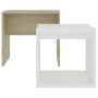 White oak plywood coffee table set 48x30x45 cm by vidaXL, Coffee table - Ref: Foro24-802890, Price: 34,38 €, Discount: %