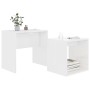 Set of glossy white plywood coffee tables 48x30x45cm by vidaXL, Coffee table - Ref: Foro24-802891, Price: 48,62 €, Discount: %