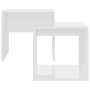 Set of glossy white plywood coffee tables 48x30x45cm by vidaXL, Coffee table - Ref: Foro24-802891, Price: 48,62 €, Discount: %