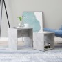 Set of concrete gray plywood coffee tables 48x30x45cm by vidaXL, Coffee table - Ref: Foro24-802889, Price: 32,29 €, Discount: %