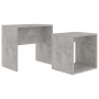 Set of concrete gray plywood coffee tables 48x30x45cm by vidaXL, Coffee table - Ref: Foro24-802889, Price: 32,29 €, Discount: %