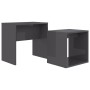 Glossy gray plywood center table set 48x30x45 cm by vidaXL, Coffee table - Ref: Foro24-802893, Price: 34,05 €, Discount: %