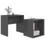 Glossy gray plywood center table set 48x30x45 cm by vidaXL, Coffee table - Ref: Foro24-802893, Price: 34,05 €, Discount: %