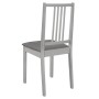 Dining chairs with solid gray wood cushions, 4 units by vidaXL, dining chairs - Ref: Foro24-247639, Price: 186,99 €, Discount: %