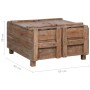 Couchtisch aus recyceltem Massivholz, 65 x 65 x 38 cm von vidaXL, Couchtisch - Ref: Foro24-283939, Preis: 169,99 €, Rabatt: %