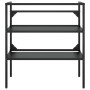 Black iron washbasin structure 79x38x83 cm by vidaXL, bathroom vanities - Ref: Foro24-338489, Price: 64,25 €, Discount: %