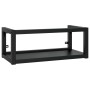 Estructura de lavabo suspendido hierro negro 79x38x31 cm de vidaXL, Tocadores de baño - Ref: Foro24-338495, Precio: 61,21 €, ...