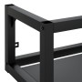 Estructura de lavabo suspendido hierro negro 79x38x31 cm de vidaXL, Tocadores de baño - Ref: Foro24-338495, Precio: 61,21 €, ...