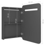 Bathroom cabinet with mirror and LED gray 60x11x80 cm by vidaXL, bathroom vanities - Ref: Foro24-326505, Price: 141,99 €, Dis...