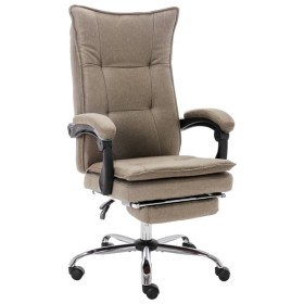 Taupe gray fabric office chair by vidaXL, Office chairs - Ref: Foro24-20367, Price: 210,04 €, Discount: %