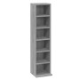 Sonoma gray plywood CD shelf 21x20x88 cm by vidaXL, CD and DVD storage - Ref: Foro24-815073, Price: 31,01 €, Discount: %