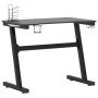 Gaming desk with Z-shaped black LED legs 90x60x75 cm by vidaXL, Desks - Ref: Foro24-325418, Price: 118,47 €, Discount: %