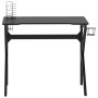 Gaming desk with K-shaped legs black 90x60x75 cm by vidaXL, Desks - Ref: Foro24-325400, Price: 108,00 €, Discount: %