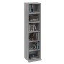 Sonoma gray plywood CD shelf 21x20x88 cm by vidaXL, CD and DVD storage - Ref: Foro24-815073, Price: 31,01 €, Discount: %