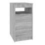 Cajonera de madera contrachapada gris Sonoma 40x50x76 cm de vidaXL, Taquillas y armarios de almacenamiento - Ref: Foro24-8150...