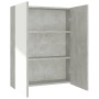 Armario de espejo de baño MDF gris hormigón 60x15x75 cm de vidaXL, Tocadores de baño - Ref: Foro24-331528, Precio: 110,30 €, ...