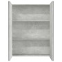 Concrete gray MDF bathroom mirror cabinet 60x15x75 cm by vidaXL, bathroom vanities - Ref: Foro24-331528, Price: 110,99 €, Dis...