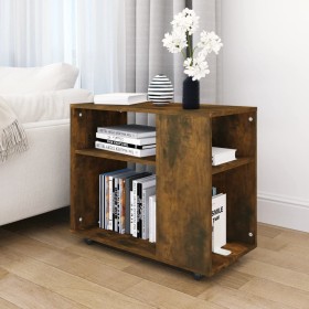 Smoked oak plywood side table 70x35x55 cm by vidaXL, Side tables - Ref: Foro24-815105, Price: 47,06 €, Discount: %