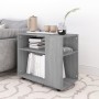 Sonoma gray plywood side table 70x35x55 cm by vidaXL, Side tables - Ref: Foro24-815106, Price: 52,10 €, Discount: %