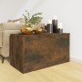 Smoked oak plywood storage trunk 84x42x46 cm by vidaXL, Toy chests - Ref: Foro24-815192, Price: 56,76 €, Discount: %