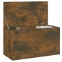 Smoked oak plywood storage trunk 84x42x46 cm by vidaXL, Toy chests - Ref: Foro24-815192, Price: 56,76 €, Discount: %