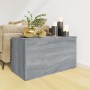 Baúl de almacenaje madera contrachapada gris Sonoma 84x42x46 cm de vidaXL, Baúles para juguetes - Ref: Foro24-815193, Precio:...