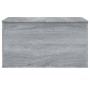 Baúl de almacenaje madera contrachapada gris Sonoma 84x42x46 cm de vidaXL, Baúles para juguetes - Ref: Foro24-815193, Precio:...