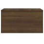 Baúl de almacenaje madera contrachapada marrón roble 84x42x46cm de vidaXL, Baúles para juguetes - Ref: Foro24-815194, Precio:...