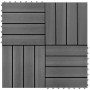 Baldosas de porche de WPC 30x30 cm 2 m² gris 22 unidades de vidaXL, Suelos y moquetas - Ref: Foro24-277797, Precio: 92,76 €, ...