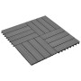 Baldosas de porche de WPC 30x30 cm 2 m² gris 22 unidades de vidaXL, Suelos y moquetas - Ref: Foro24-277797, Precio: 92,76 €, ...