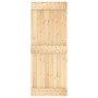 Puerta corredera con herrajes madera maciza de pino 80x210 cm de vidaXL, Puertas - Ref: Foro24-3203162, Precio: 161,43 €, Des...