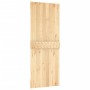 Puerta corredera con herrajes madera maciza de pino 80x210 cm de vidaXL, Puertas - Ref: Foro24-3203162, Precio: 161,43 €, Des...