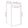 Wandschrank aus massivem Kiefernholz, 30 x 30 x 60 cm von vidaXL, Regale und Regale - Ref: Foro24-813485, Preis: 64,03 €, Rab...