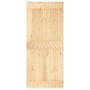 Sliding door with solid pine wood hardware 90x210 cm by vidaXL, Doors - Ref: Foro24-3203164, Price: 153,07 €, Discount: %