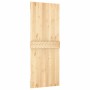 Sliding door with solid pine wood hardware 80x210 cm by vidaXL, Doors - Ref: Foro24-3203170, Price: 156,40 €, Discount: %