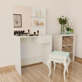 White engineered wood dressing table 75x40x141 cm by vidaXL, Bedroom Dressers - Ref: Foro24-244861, Price: 85,99 €, Discount: %