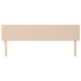 Headboards 2 units cappuccino synthetic leather 100x5x78/88 cm by vidaXL, Headboards and footboards - Ref: Foro24-345857, Pri...