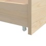 Bed frame with drawers solid pine wood 90x200 cm by vidaXL, Beds and slatted bases - Ref: Foro24-322159, Price: 176,21 €, Dis...