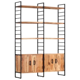 4-tier solid acacia wood shelf 124x30x180 cm by vidaXL, Bookcases and shelves - Ref: Foro24-284416, Price: 433,01 €, Discount: %