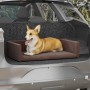 Hundebett für den Kofferraum des Autos im braunen Leinen-Look 70x45cm von vidaXL, Betten für Hunde - Ref: Foro24-171355, Prei...