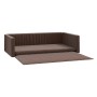 Trunk bed for dogs brown linen look 90x60 cm by vidaXL, Beds for dogs - Ref: Foro24-171356, Price: 34,93 €, Discount: %