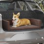 Trunk bed for dogs linen look brown 110x70 cm by vidaXL, Beds for dogs - Ref: Foro24-171357, Price: 44,46 €, Discount: %