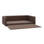 Cama de maletero para perros aspecto lino marrón 110x70 cm de vidaXL, Camas para perros - Ref: Foro24-171357, Precio: 44,46 €...