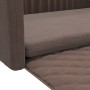 Cama de maletero para perros aspecto lino marrón 110x70 cm de vidaXL, Camas para perros - Ref: Foro24-171357, Precio: 44,46 €...