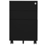 Black steel filing cabinet 39x45x60 cm by vidaXL, Filing cabinets - Ref: Foro24-335980, Price: 153,99 €, Discount: %