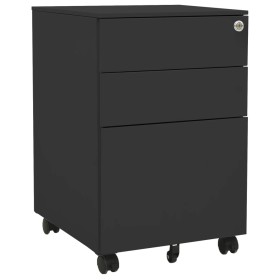 Anthracite gray steel filing cabinet 39x45x60 cm by vidaXL, Filing cabinets - Ref: Foro24-335981, Price: 153,68 €, Discount: %