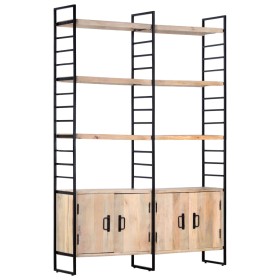 4-level solid mango wood shelf 124x30x180 cm by vidaXL, Bookcases and shelves - Ref: Foro24-284417, Price: 401,99 €, Discount: %