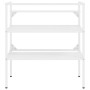 White iron washbasin structure 79x38x83 cm by vidaXL, bathroom vanities - Ref: Foro24-338486, Price: 64,99 €, Discount: %