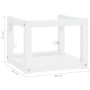 Estructura de lavabo suspendido hierro blanco 40x38x31 cm de vidaXL, Tocadores de baño - Ref: Foro24-338490, Precio: 39,71 €,...